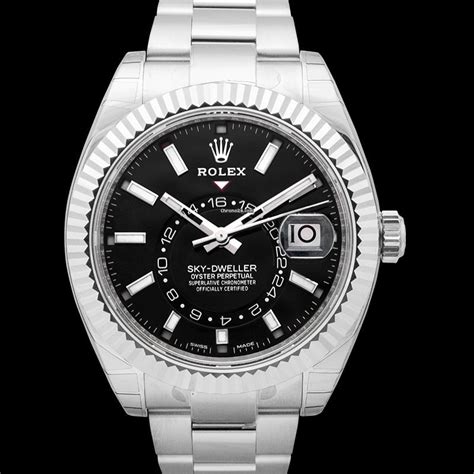 rolex sky dweller quadrante nero|sky dweller uk.